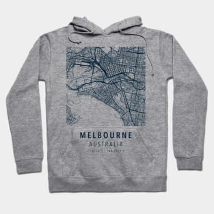 melbourne simple map Hoodie